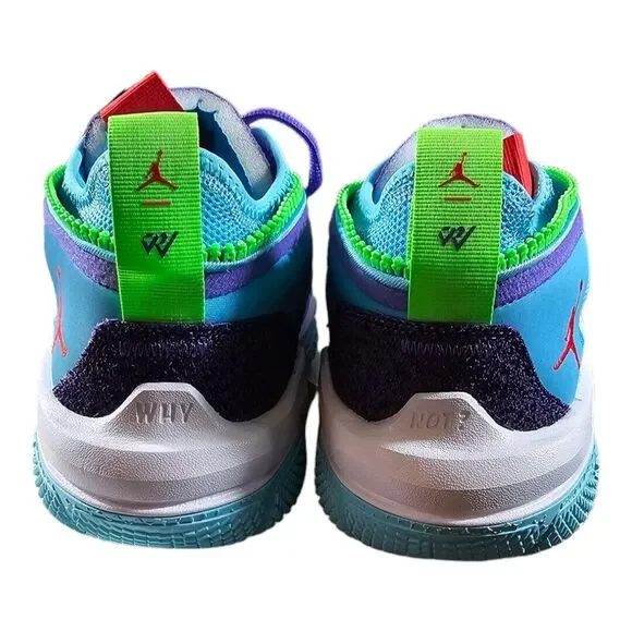 Jordan Why Not .6 White Siren Red Balktic Blue Basketball Shoes Men's Sizes 12 - Picture 4 of 11